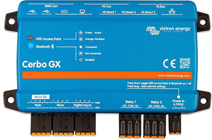 Skylla-i Control GX (90° RJ45) — Мониторинг и управление
